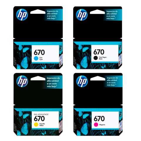 Hp 670 Negro o Colores