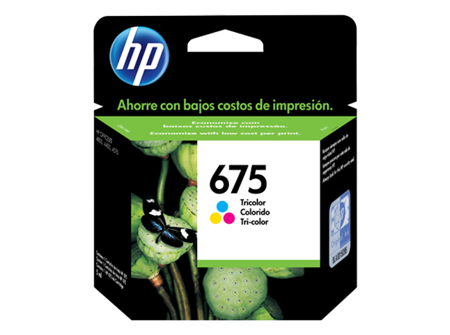 Cartucho HP 675 Tricolor Original