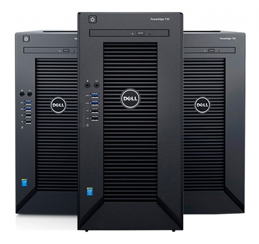 Servidor Poweredge Dell T30 Intel Xeon E3-1225v5 16GB 1TB X 2