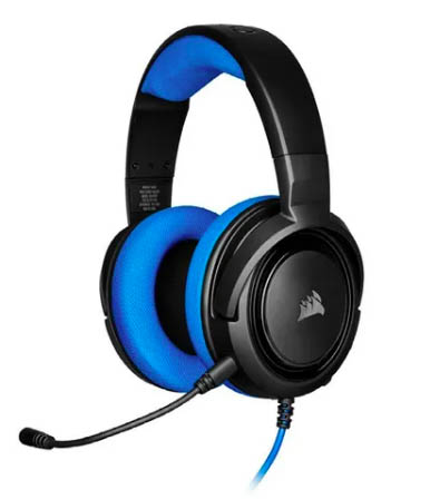 Auricular CORSAIR HS35 STEREO BLUE