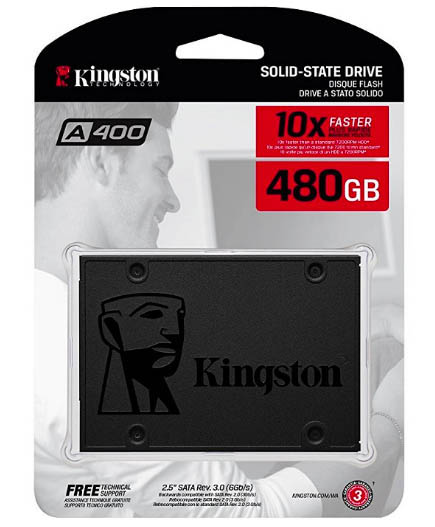 Disco KINGSTON SSD 480GB A400 SATA III 2.5