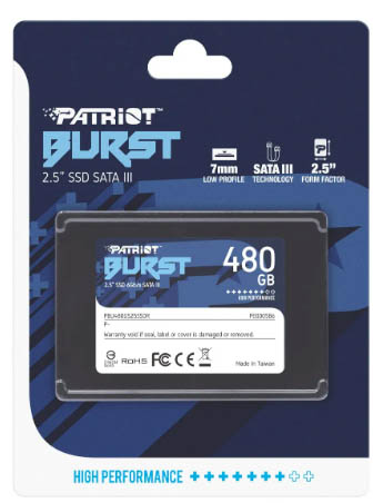 Disco PATRIOT ELITE 480GB SATA 2.5 SSD