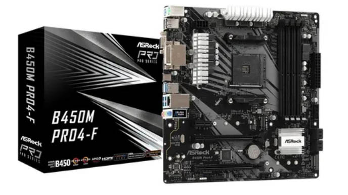 MOTHER ASROCK B450M-PRO4-F AM4