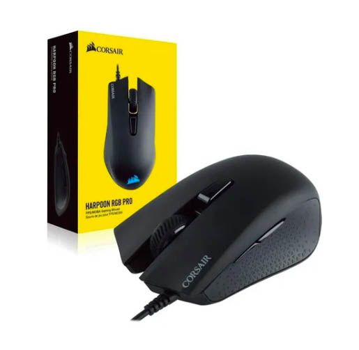 MOUSE CORSAIR HARPOON PRO BLACK RGB