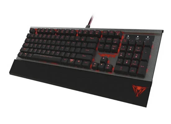 TECLADO MEC PATRIOT VIPER V730 LED RED