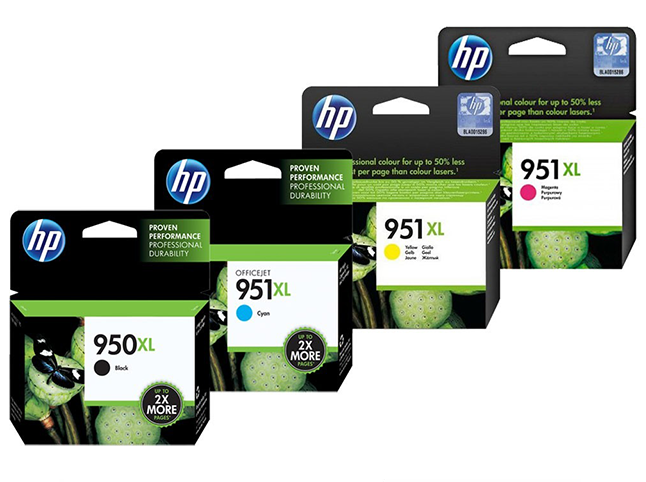 Combo Cartucho Tinta HP 950xl + HP 951xl Negro + colores