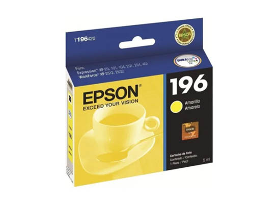 CARTUCHO EPSON 196 AMARILLO